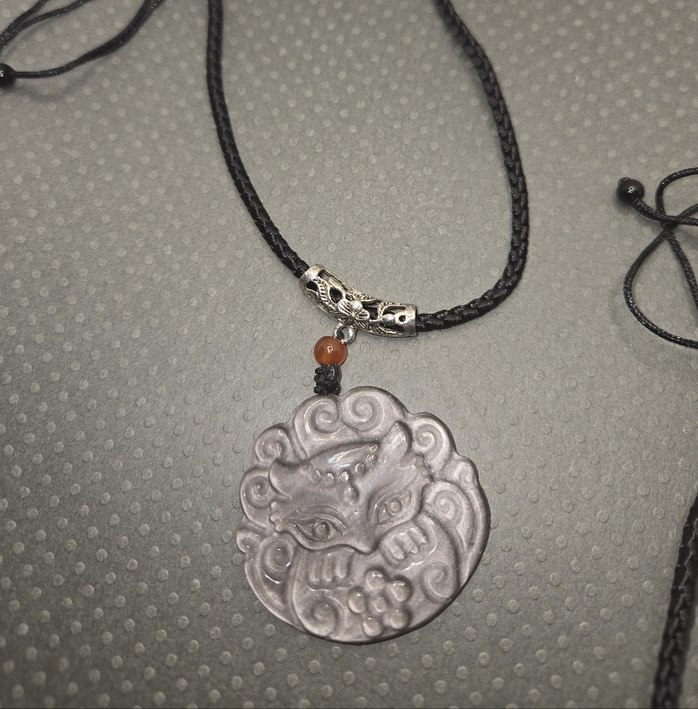 Handcarved Fox Pendant